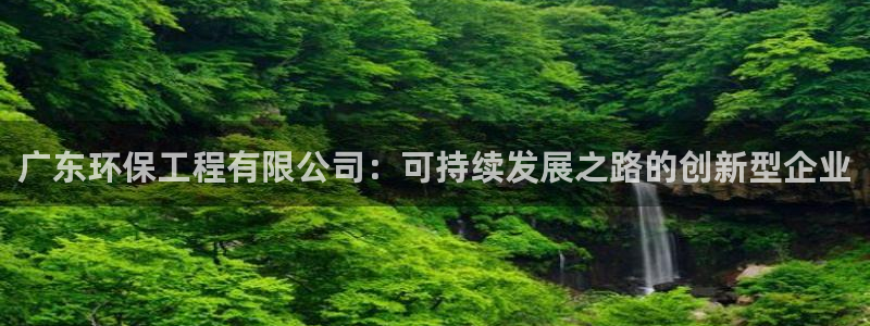 彩名堂官网：广东环保工程有限公司：可