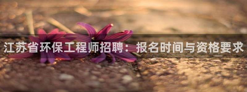 彩名堂官网网页计划：江苏省环保工程师