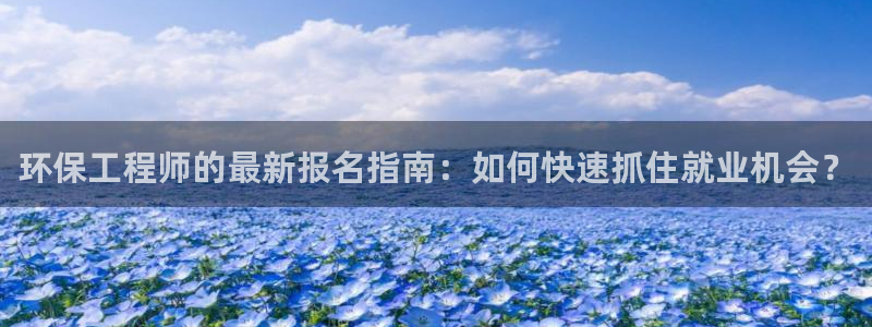 彩名堂平台：环保工程师的最新报名指南