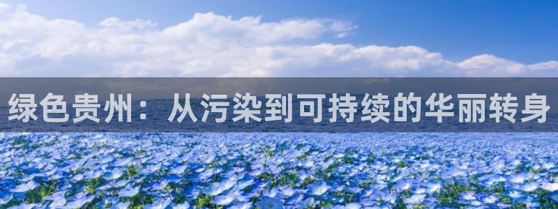 如何进入彩名堂官网更新：绿色贵州：从
