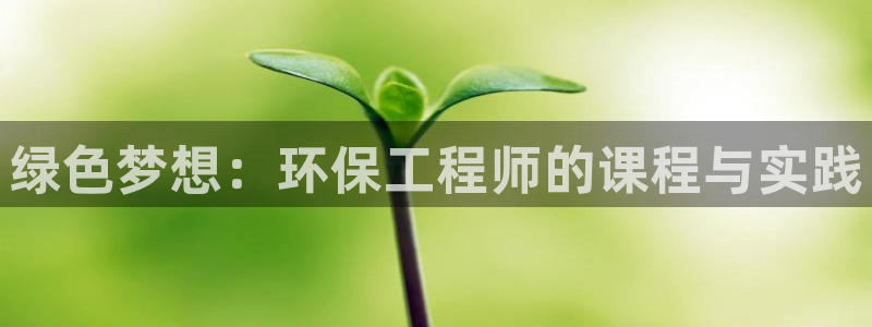 彩名堂图片：绿色梦想：环保工程师的课程与实践