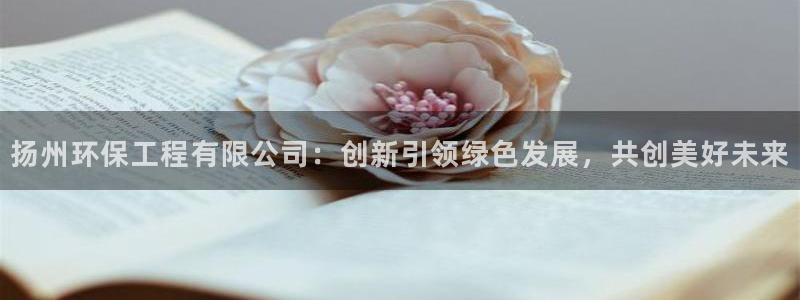 彩名堂最新计划app下载：扬州环保工程有限公司：创新引领绿色