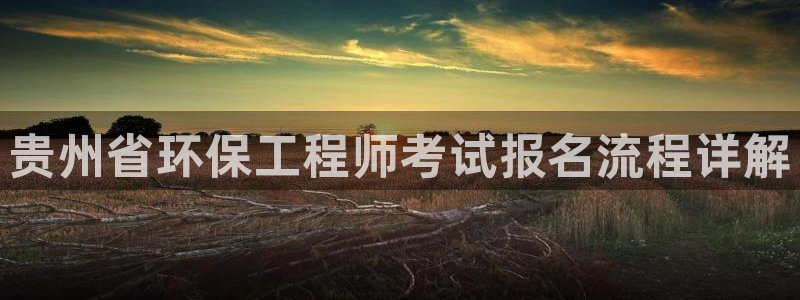 彩名堂怎么买准确率高：贵州省环保工程师考试报名流程详解