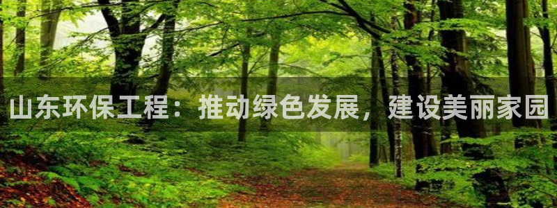 彩名堂彩：山东环保工程：推动绿色发展