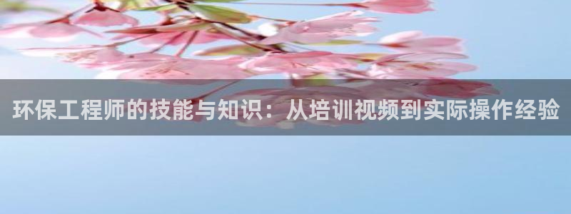 彩名堂怎么打最稳：环保工程师的技能与