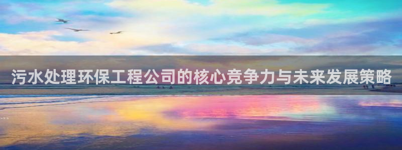 彩名堂3d：污水处理环保工程公司的核心竞争力与未来发展策略